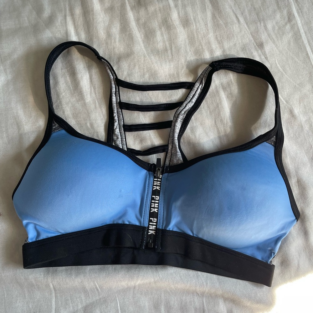 Victoria Secret PINK Sports Bra with Front Zipper - Size S